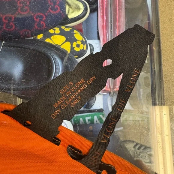 Vlone x Playboy Orange Graphic T-Shirt - Picture 3 of 4